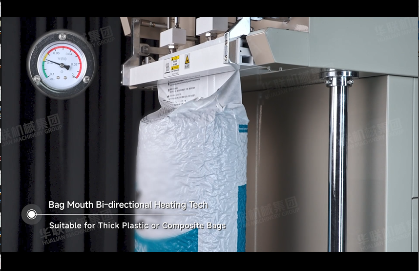 Sealer vakum eksternal tipe nozzle untuk tas berat