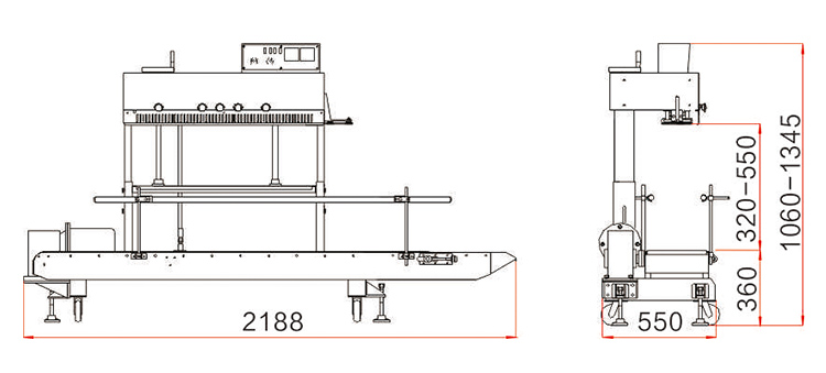 Mesin penyegel Hualian Band FRM-1370AL-M