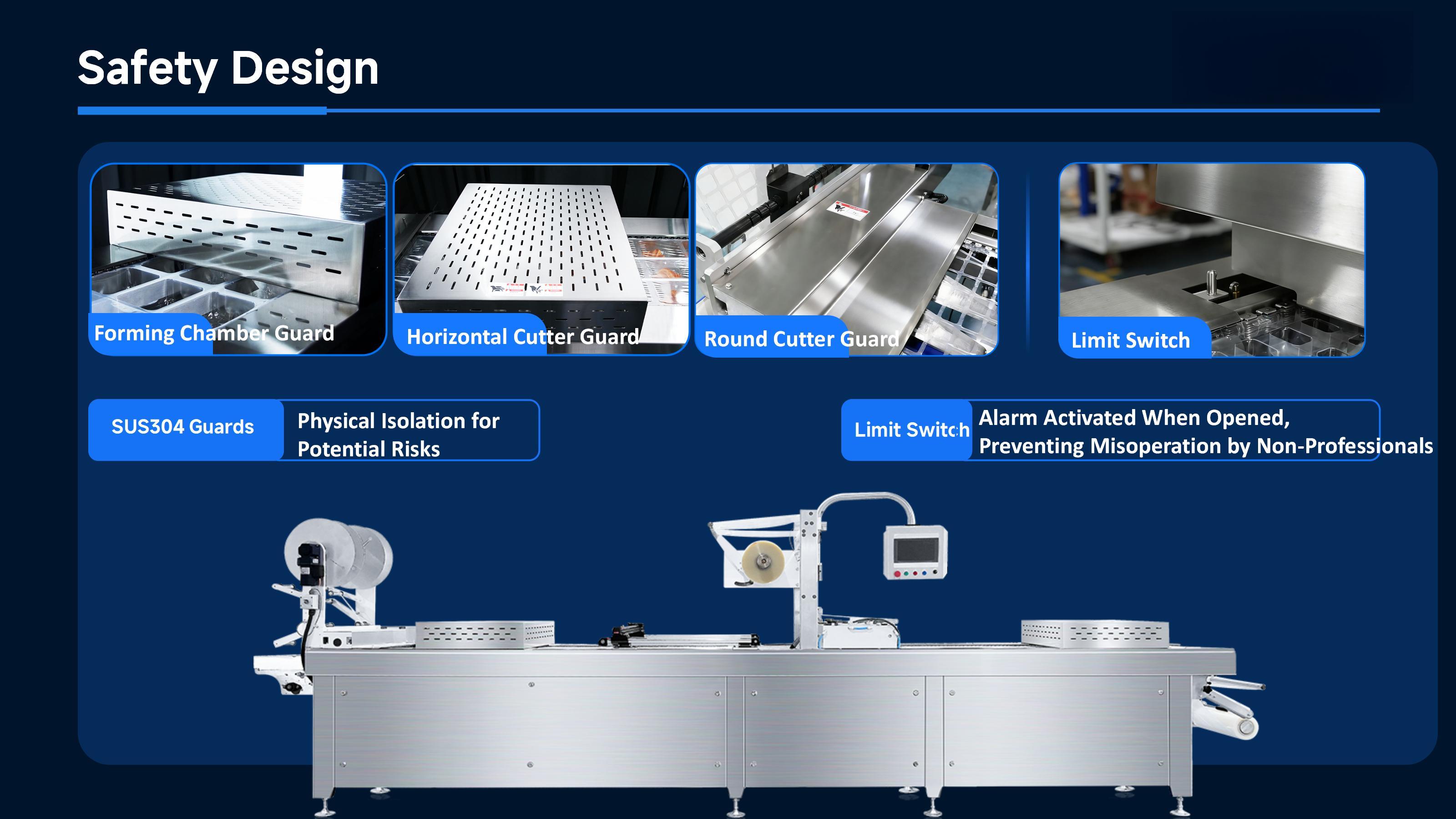 mesin pengemas vakum thermoforming rollstock