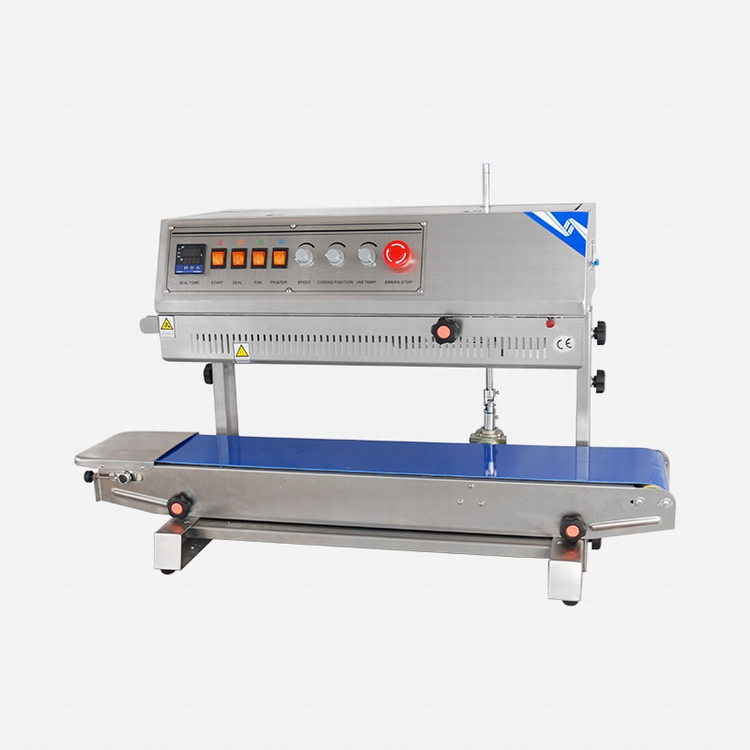 Food Vertical Continuous Band Sealer Machine Dengan Video FRM-810II
