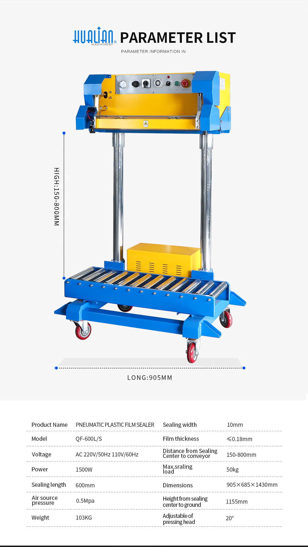QF-600L-S Band Band Sealer Band