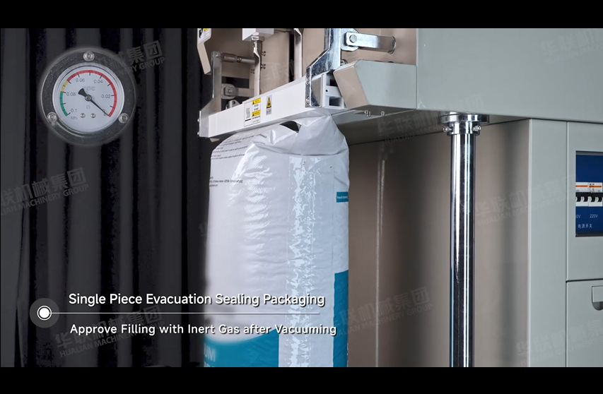 Sealer vakum eksternal tipe nozzle untuk tas berat