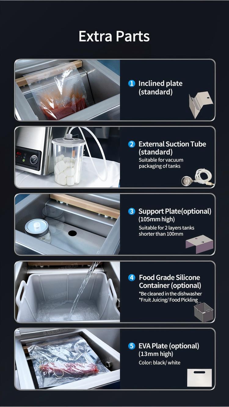 mesin pengemas vakum di atas meja