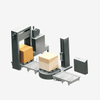 Garis Kemasan Pembungkus Pallet Strapping Otomatis untuk Kotak atau Kotak Karton XKC-1