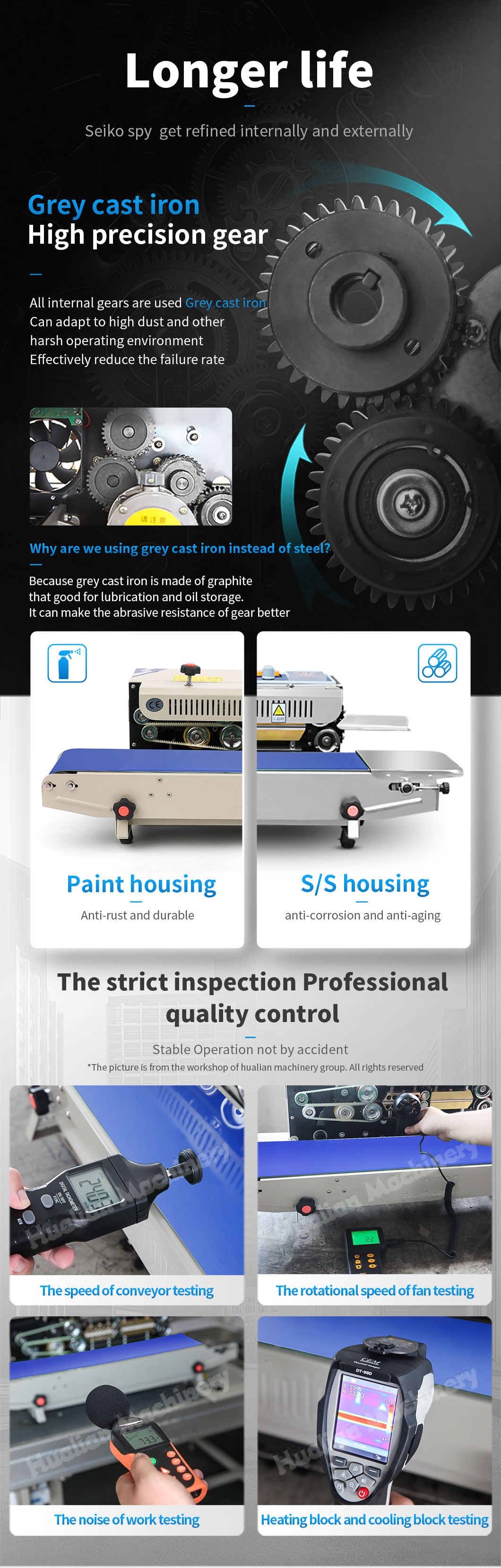 Kantung plastik sealer pita kontinu