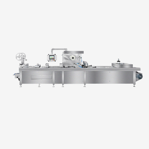 Hualian HVR-420T(Q) Rigid Film MAP Mesin Pengemas Vakum Thermoforming untuk Daging Makanan Siap Saji Salmon Seafood
