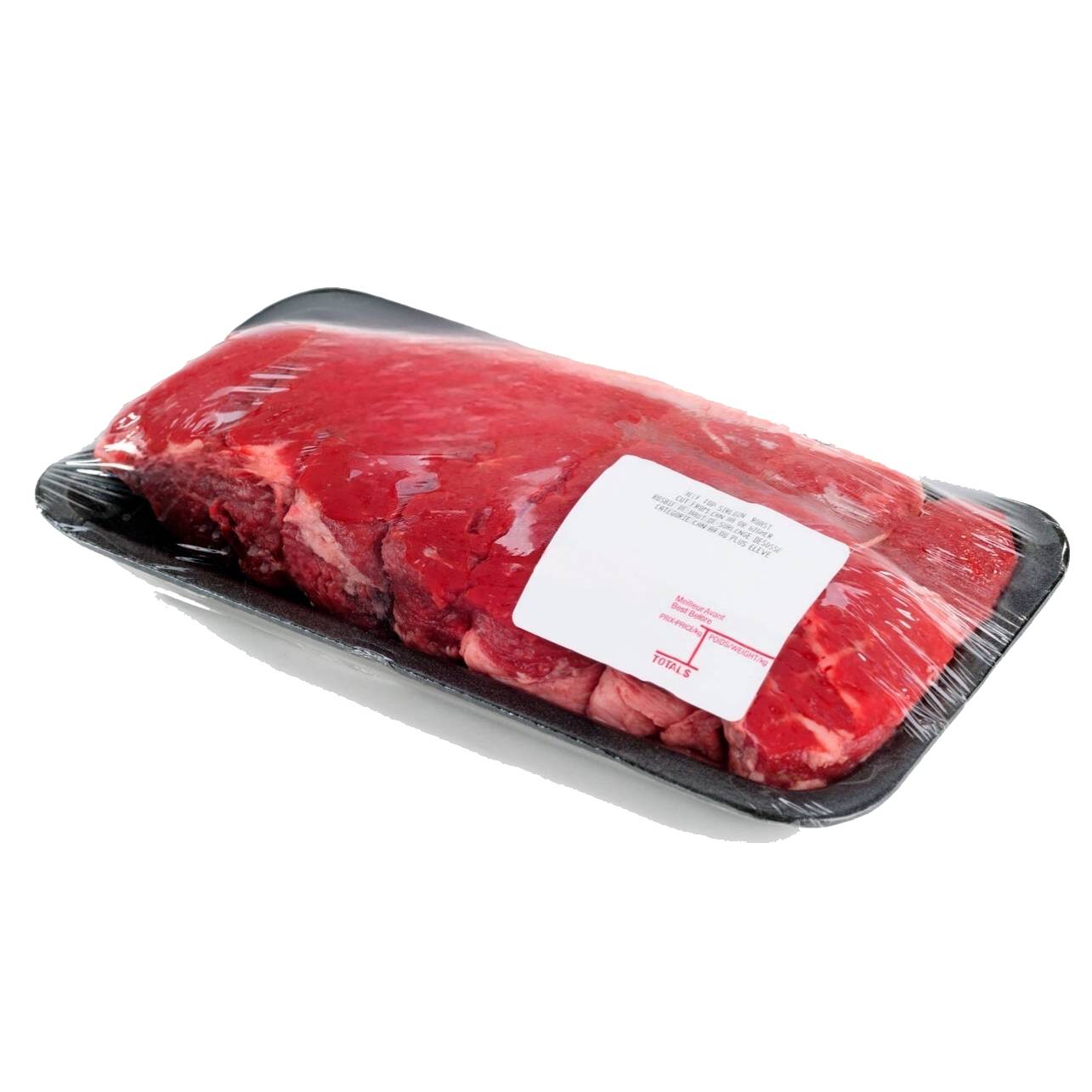 mengecilkan kemasan untuk daging